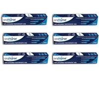 oraNurse Unflavoured Toothpaste 50ml, 6 Pack, 1450ppm Fluoride
