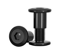 ORANXIN 2 Pcs Stainless Steel 304 Hex Socket Chicago Bolts Barrel Nut Sets | Belt Buckle Binding Flat Head Chamfering Connector Bolts M8 x 55mm
