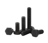 ORANXIN M10 x 100mm 2 Pcs Grade 12.9 Steel Hex Bolts Hex Cap Screws High Strength Lengthen Metric Mechanical Fasteners