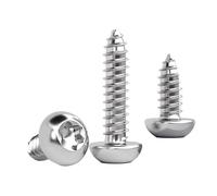 ORANXIN M6 x 18mm 20 Pcs Round Head Torx Self Tapping Screws Stainless Steel 304 Star Drive Anti theft Self Drilling Screws