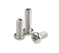 ORANXIN M6 x 35mm 20 Pcs Cross Round Head Bolts Stainless Steels 304 Pan Head Bolts Socket Machine Screws Fasteners