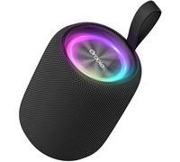 oraolo Mini Bluetooth Speaker, IPX7 Waterproof Portable Speaker 15W, 30H Playtime, LED Light, BT5.4, Support TWS, Small Wireless Speakers for Outdoor/Camping/Party, Black (mini)
