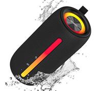 oraolo Portable Bluetooth Speaker, 24W Loud Stereo Sound & Deep Bass with RGB LED Lights, Bluetooth 5.4 Wireless Speakers, TWS Pairing, IPX6 Waterproof for Party, Outdoor, Home