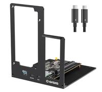 ORARA External eGPU Dock Station, eGPU Enclosure Compatible with Thunderbolt 3/4/USB4 40Gbps Graphics Card Dock Compatible with NVIDIA/AMD PCIe, PD 85W, Daisy Chain, ATX Power Supply Support (Black)