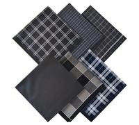 ORARTMM Handkerchiefs For Men Cotton,6 Pack Classic Striped Hankies, Multipurpose Pocket Squares Men, Large Soft Cotton Handkerchiefs, Breathable Mens Pocket Square For Everyday Carry