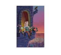 ORAUSEUN Disenchantment TV Series(8) Poster Wall Art Canvas Aesthetic Cover Vintage Poster Decorative Painting for Rooms 12x18inch(30x45cm) Unframe-style