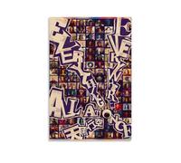 ORAUSEUN Everything Everywhere All at Once Poster Wall Art Canvas Aesthetic Cover Vintage Poster Decorative Painting for Rooms 12x18inch(30x45cm) Unframe-style