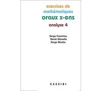 ORAUX X ENS ANALYSE 4 (cassini): Analyse Tome 4