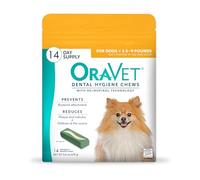 Oravet Dental Hygiene Chews for X-Small Dogs 3.5-9Lbs 14Count