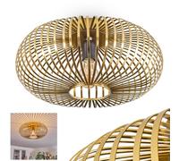 Oravi Ceiling Light, Modern Ceiling lamp Made of Metal in Brass Colours, Ceiling Light with Great Lighting Effect on The Ceiling, Ø 40.5 cm, 1 Light, 1 x E27, Without Bulb