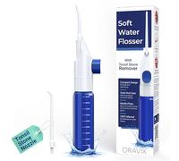 Oravix Manual Water Flosser, Tonsil Stone Irrigator, Soft Floss Remover, Mini Tonsil Cleaner, Travel, Teeth Cleaning Space, Oral Care Water Flosser