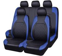 ORAVO Car Seat Cover Sets For HONDA Civic 9. generation 2012 2013 2014 2015 2016 2017, Automotive Leather Seat Covers Full Set Breathable Removable Adjustable Waterproof Accessories,A/BlackBlue