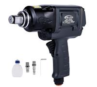 ORAZIO 3/4" Air Impact Wrench 1000Nm, Twin Hammer, Garage Car Truck Wheel Tyre Bolts Removal Installation Pneumatic Tool (Budget)