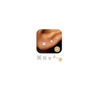 ORAZIO 3 Pairs 925 Sterling Silver Earrings for Women Gold Flat Back Earrings Small CZ Dot Star Heart Gold Studs Earring Stack Hypoallergenic Cartilage Earring Sets for Multiple Piercings