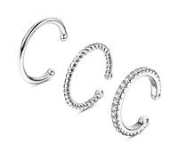 ORAZIO 3PCS Adjustable Toe Rings for Women Silver Tone Minimalist Open Toe Rings Set Open Tail Ring Band Summer Beach Foot Jewelry Set Gifts for Women Girls 2