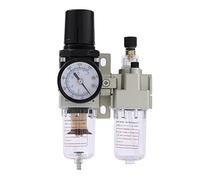 ORAZIO Air Compressor Filter Regulator Water Trap Moisture Humid Removal for Paint Spray Guns and Pneumatic Tools Oil Lubricator 214173