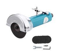 ORAZIO Air Cut-Off Tool 3 Inch 75mm Pneumatic Grinder Cutter Straight Grinding Saw with 6 Cutting Discs 212553B