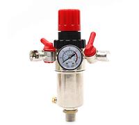 ORAZIO Air Filter Regulator 3/8", Air Compressor Moisture Water Separator Trap with Pressure Reducing Valve and Guage, Pneumatic Tool Accessory 214107