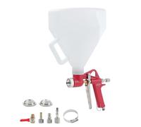 ORAZIO Air Hopper Feed Texture Paint Spray Gun 5L Capacity 3 Nozzels 4mm 6mm 8mm for Ceiling Wall Render Drywall Plaster Painting Varnishing Lacquering 221471
