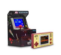 Orb Mini Retro Handheld Games Console & Arcade Bundle - 1 x 150 In-Built Games Console & 1 x 240 In-Built Games Arcade, Full Colour LCD Screen - Thumbs Up!
