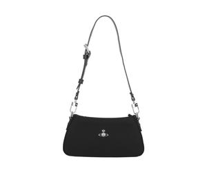 Orb Plaque Shoulder Bag - female - Vivienne Westwood - Shoulder Bags - Black - ONE SIZE - Bags ONE SIZE