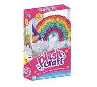 ORB PlushCraft DIY Rainbow Pillow Crafting Kit - Mess Free Fabric by Number System and No Sewing Required - Perfect Arts and Crafts Project and Gift for Boys and Girls