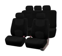 ORBANA Car Seat Covers Protectors For 5 PCS Full Set For Four Seasons Black