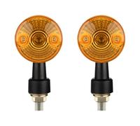 ORBANA Turn Signal Indicator 2pcs DC 12V 10W Motorcycle Turn Signal Lights Indicators Halogen Amber Light M10 Universal