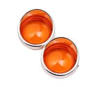 ORBANA Turn Signal Indicator Motorcycle Turn Signal Light Blinker Bezels Indicator Lens Trim Ring Visor Cover For For Touring For Sportster
