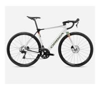 Orbea Gain M30 Electric Bike 2024 White Chic/Metallic Green Artichoke