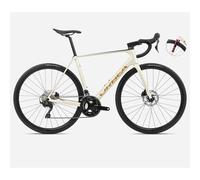Orbea Orca M35i Road Bike 2024 Ivory White/Burgundy/Vulcano