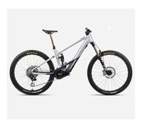 Orbea Wild M-Ltd Electric Bike 2024 Halo Silver/Tanzanite Carbon View