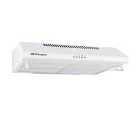 Orbegozo ST 07160 D BL Standard Extractor Hood, 60 cm, 3 Power Levels, 2 Removable Aluminium Filters, Extraction: 195.3 m³/h, LED Light