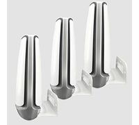 Orbi WiFi 6 Wall Mount, Sturdy Metal Made Stand Holder Bracket Compatible with Orbi Mesh WiFi 6 System RBK852 RBK853 RBS750 RBK752 RBK753 (3pcs)