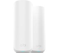 NETGEAR Orbi 370 Series WiFi 7 Mesh System, Up to 3,000 sq ft., 2 Pack | Up to 3.6 Gbps, 70 Devices, Dual-Band, Security Features, 2.5 Gig Port, Router + 1 Satellite Extender, RBE372