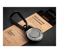Orbiloc Dog Walking Safety Light Lightweight Visibility Aid Reflective Carabiner - Black