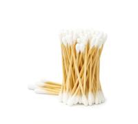 Orbis FM® 1,200x Cotton Buds with Bamboo Handle | Durable Eco Swabs for Ear, Baby & Craft Use
