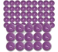 Orbis FM® 60x Wild Lavender Scented Tea Light Candles - 60-Pack, 3.5 Hour Burn - Long-Lasting Tealights for Home Décor, Relaxation, Weddings & Special Occasions