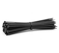 ORBIS FM® Black Cable Ties - 3×45 Packs (135 Total), Heavy-Duty Nylon PA66 Zip Ties 4.6x250mm for Home, Office & Workshop
