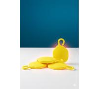 Orbis FM® Dishwasher Freshener - 4 Pack Hanging Lemon Scent, Odour Remover & Cleaner with Scent Control Rinse Aid + Sticker