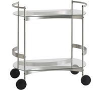 Orbis Trolley Silver/ Clear Glass