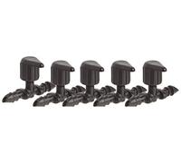 Orbit 2-Pack (10 Total Fittings) 1/4 Inch Barbed Drip Irrigation Tubing Shut-Off Valve - 5 Pack……