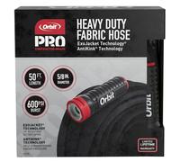 Orbit Irrigation Products 22135 Orbit Pro ExoJacket Heavy-Duty Water Hose - (50-Foot x 5/8-Inch) Garden, Black, 50'