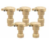 Orbit 51029 Brass Quick Coupler Sprinkler Valve, 3/4 in FPT, Underground Irrigation (5-Pack Valve)