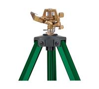 Orbit 56667Z Tripod Lawn Zinc Impact Sprinkler - 360 Degree Rotating Coverage, High-Pressure