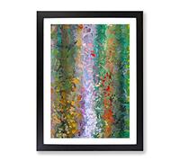 Orbit Abstract Framed Print | A2 Black Framed Wall Art | Ready to Hang | Abstract Fantasy Picture | Living Room Bedroom Lounge Office