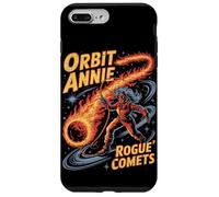 Orbit Annie wrangling comet fire rope in starry galaxy Case for iPhone 7 Plus/8 Plus