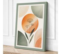 Orbit Botanical Canvas Wall Art Print 18x12 Inch (46 x 30 cm)