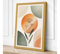 Orbit Botanical Canvas Wall Art Print 24x16 Inch (61 x 41 cm)