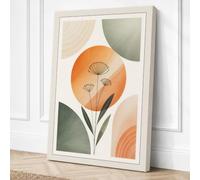 Orbit Botanical Canvas Wall Art Print 24x16 Inch (61 x 41 cm)